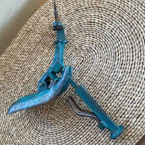 Vintage Blue Metal Kitchen Tool